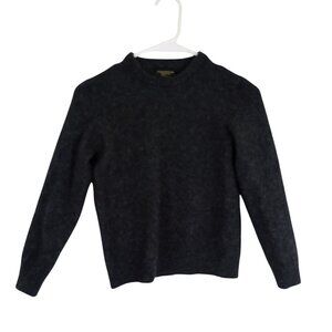 Club Room Luxury Cashmere Sweater Sz M Kids Gray Crewneck 100% Cashmere